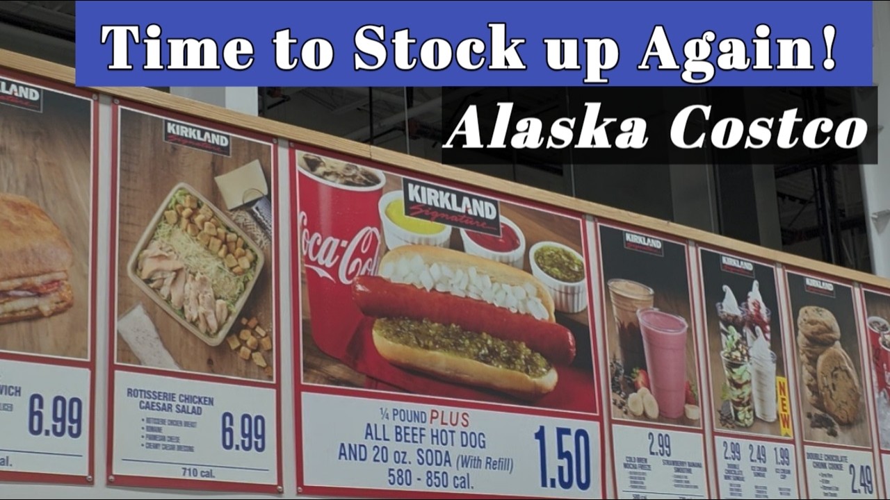 Costco Huge Haul Stocking up Again | Fairbanks, Alaska | Alaskan Bears Vlogs