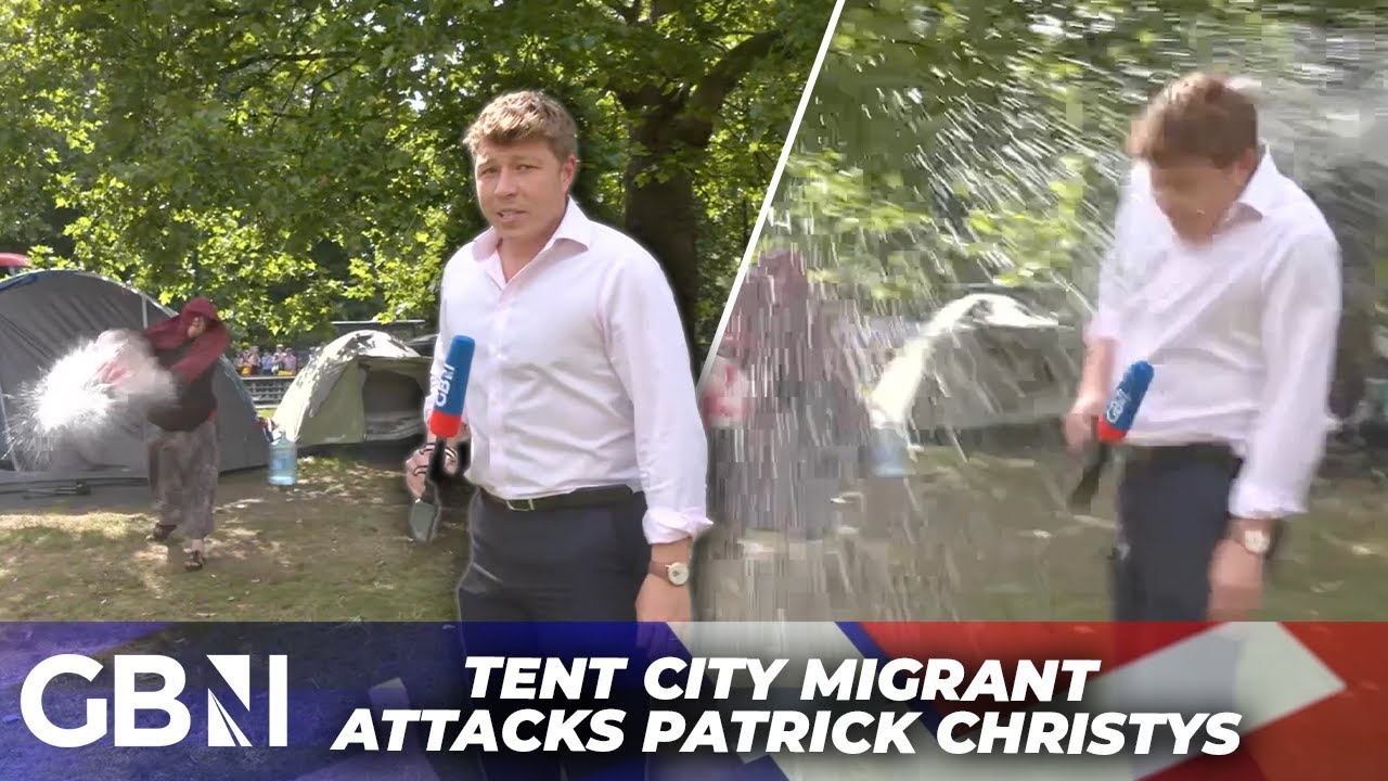 'YOU GO NOW!' | Tent City Migrant ATTACKS Patrick Christys on Park Lane