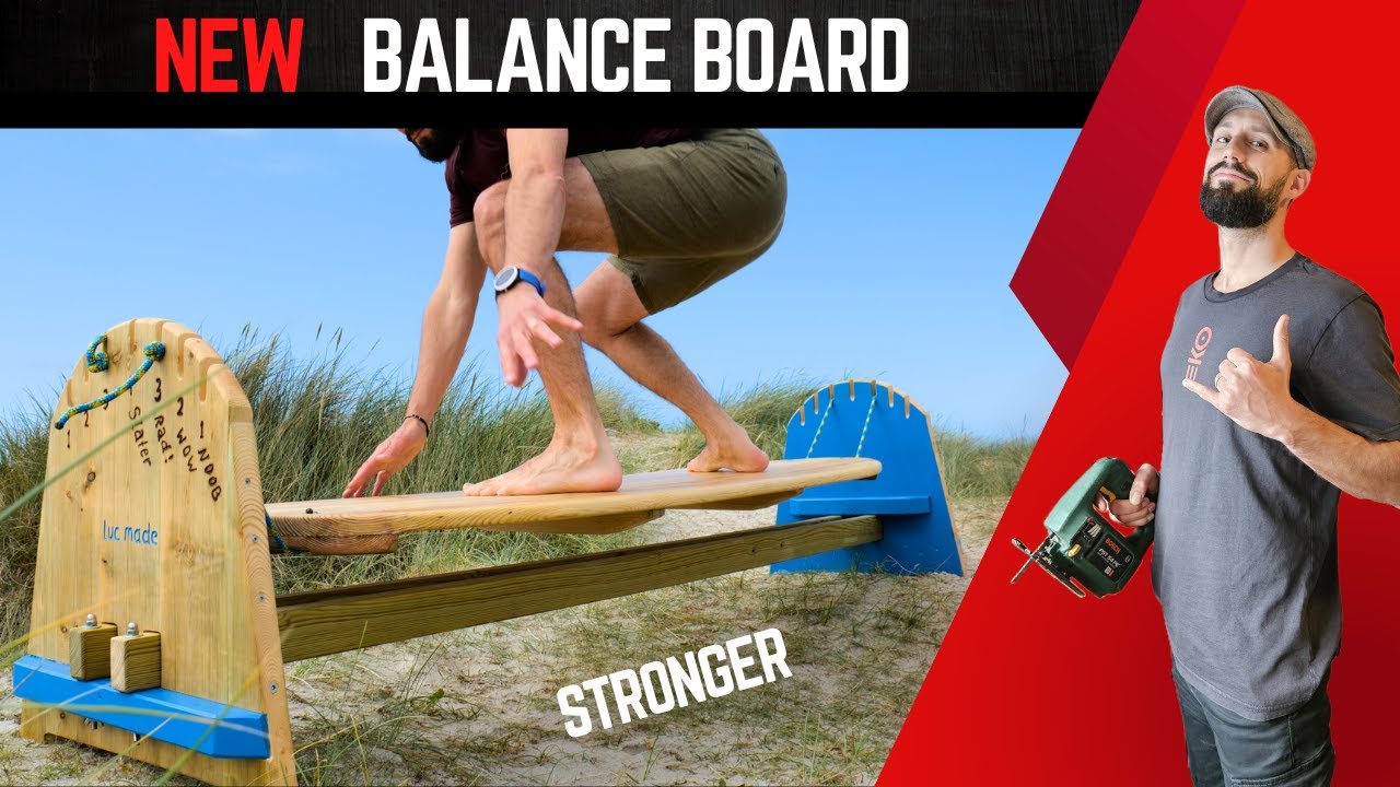 I made a stronger balance board 🦾 FULL DIY VIDEO - no talking
