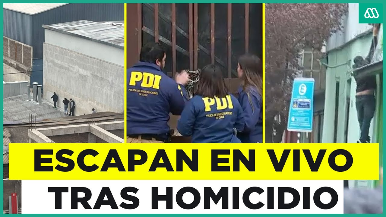 Sujetos escapan en vivo tras homicidio en clandestino: PDI y Carabineros estaban a metros del lugar