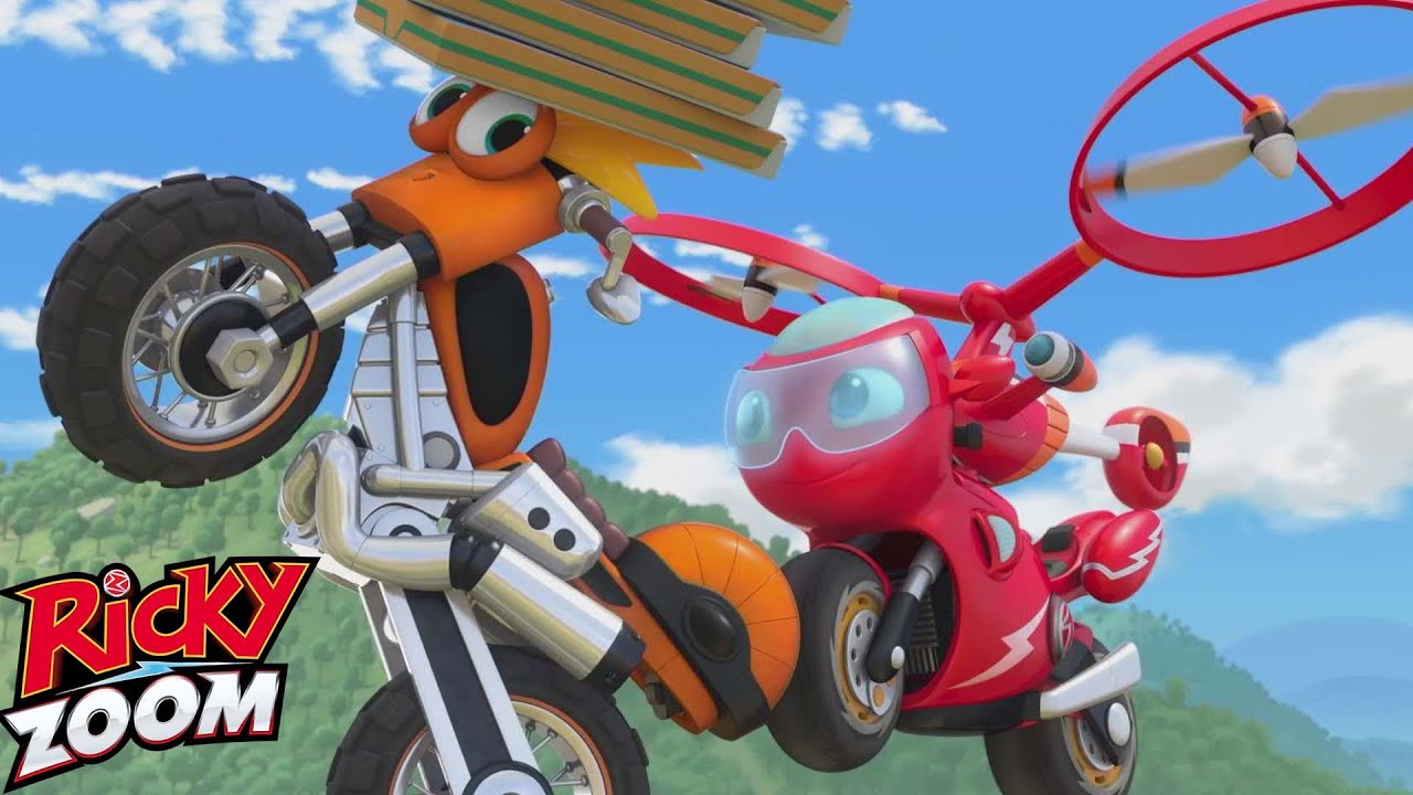 Ricky Zoom | Helizoomer to the Rescue! | Full Episodes |Cartoons For Kids