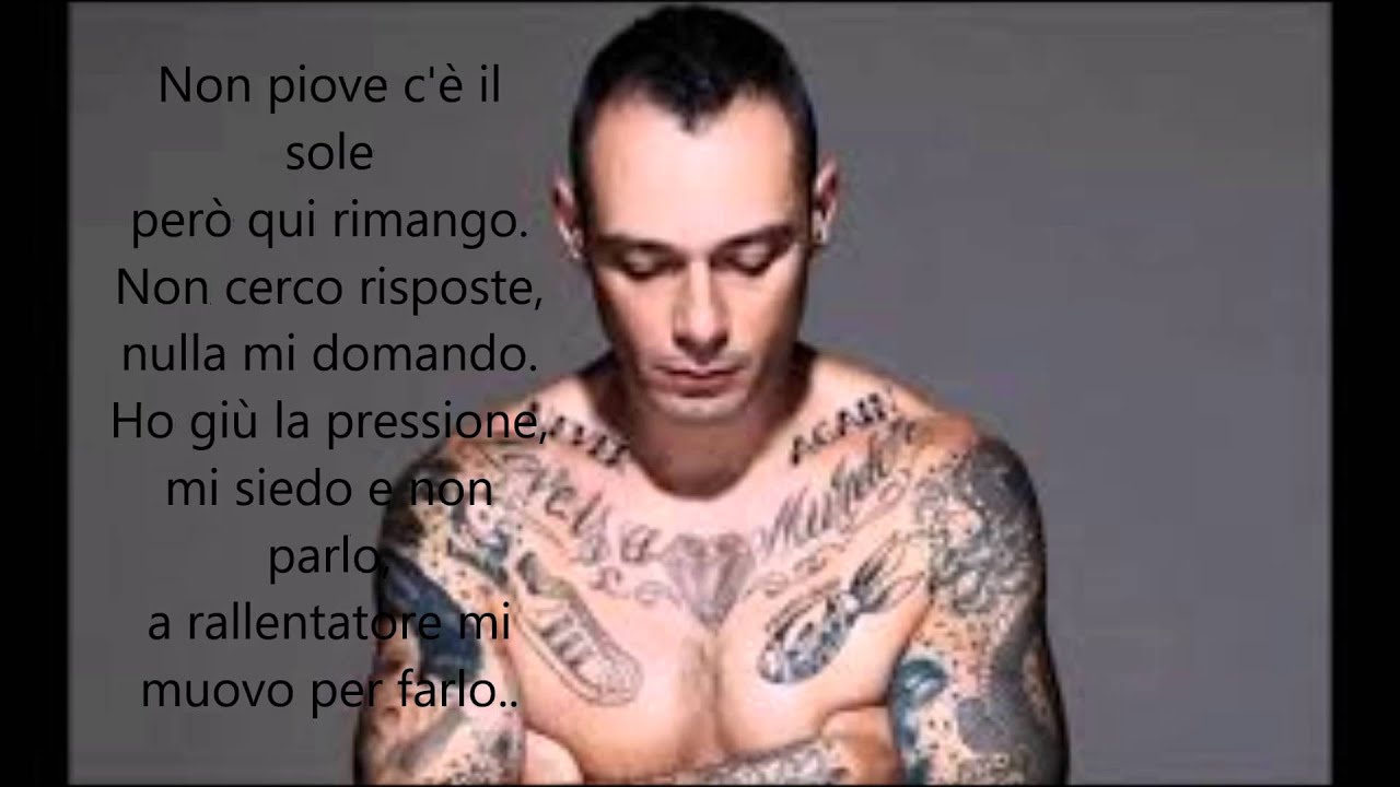 Non piove - Fabri Fibra feat Vacca (Lyrics)
