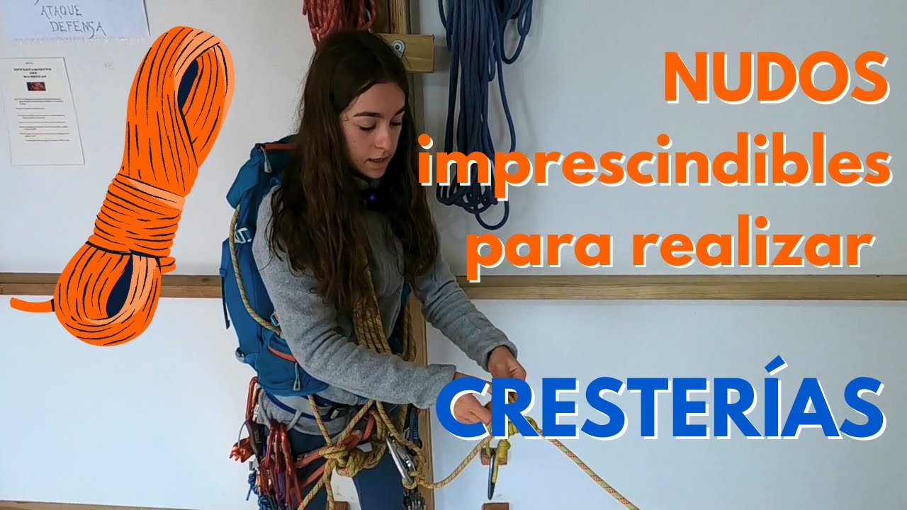 Progresión en cresterías, NUDOS y MATERIAL