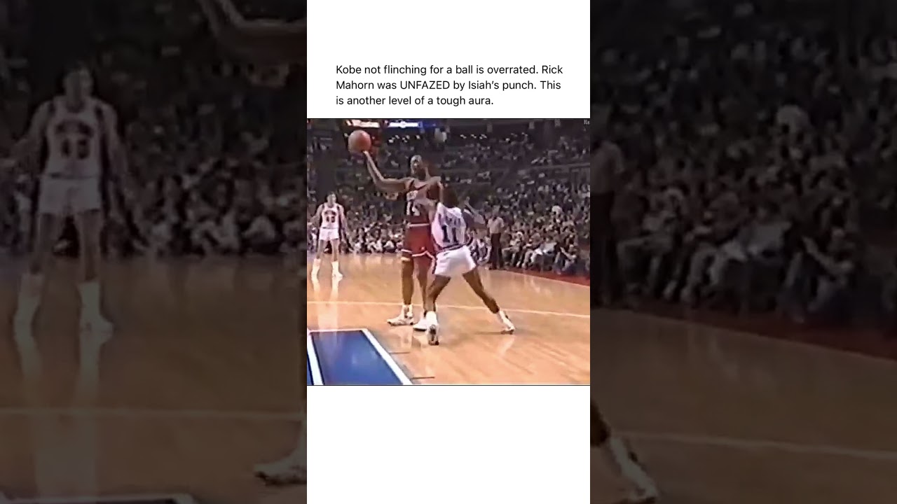 When Rick Mahorn was UNFAZED 😳