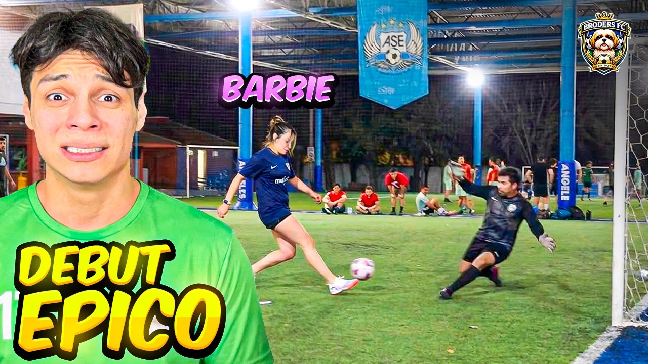 BARBIE DEBUTA COMO DELANTERA EN MI EQUIPO DE FUTBOL Y SORPENDE A TODOS CON UN GOL? - Yair17