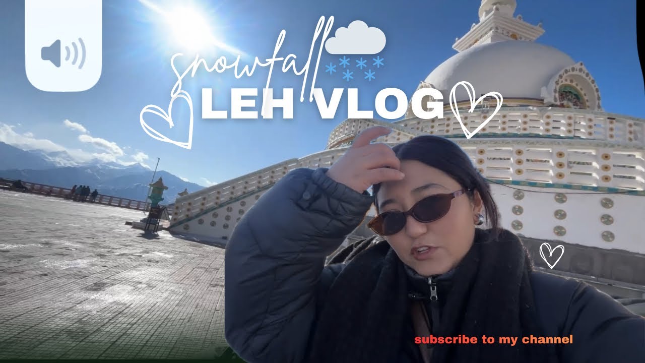 Leh dairies || snowfall || shopping haul || Tseangskit || vlog 