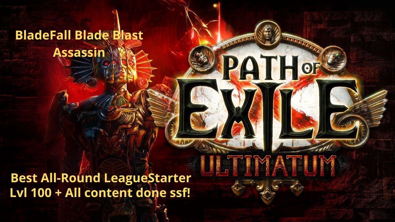 [Poe] 3.14 BladeFall BladeBlast Assassin Build Review/Guide - Lvl 100 in ssf achieved
