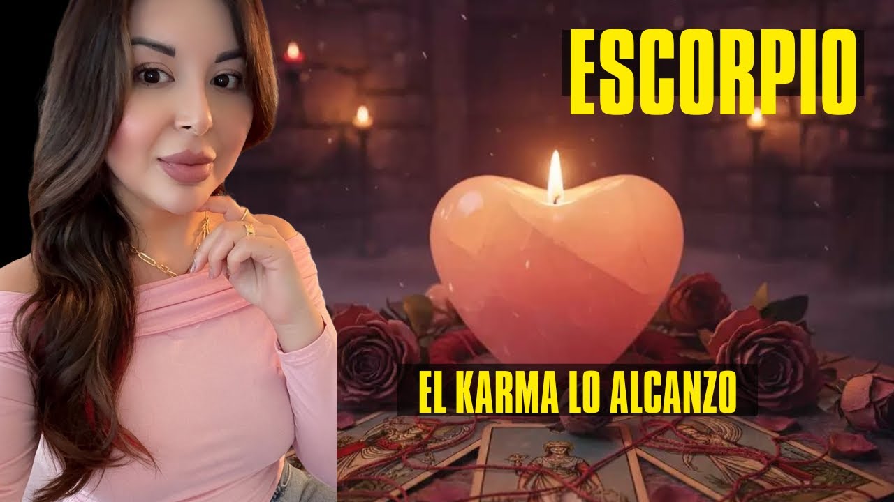 Escorpio ♏️ ¡KARMA PURO! Mira lo que el destino le tiene preparado a tu ex 😩