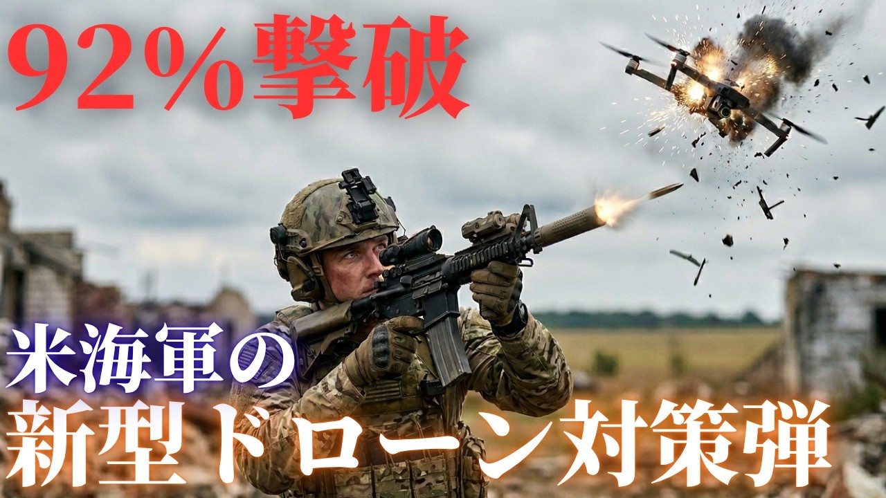 92％撃破&hellip;米軍が開発した「ドローン殺しの弾」がヤバすぎる