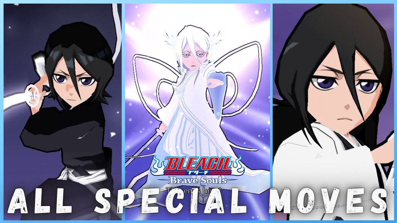 Все специальные движения Рукии Кучики из Bleach Brave Souls