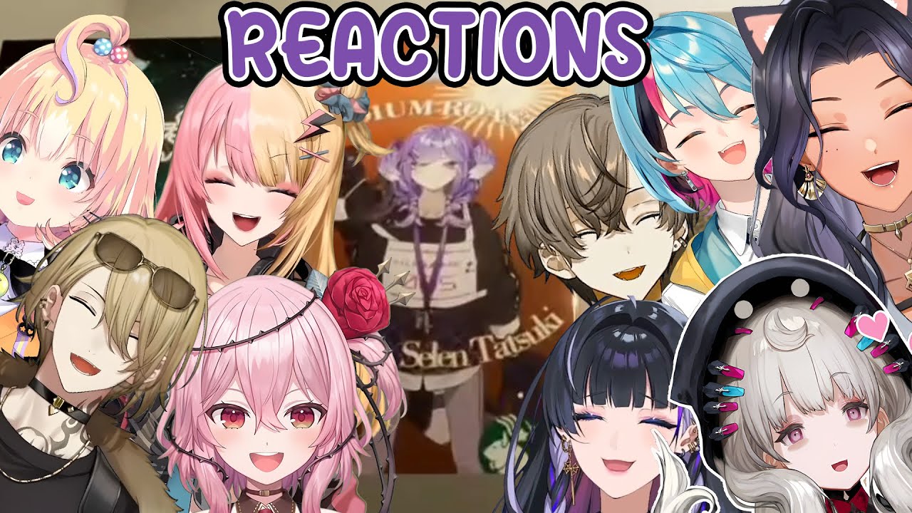NIJI EN's reactions to Selen Coffee in Chilla's Art Parasocial | NIJISANJI EN Clips