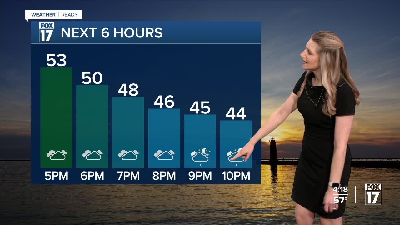 Thursday PM Forecast: Warm, breezy, showers