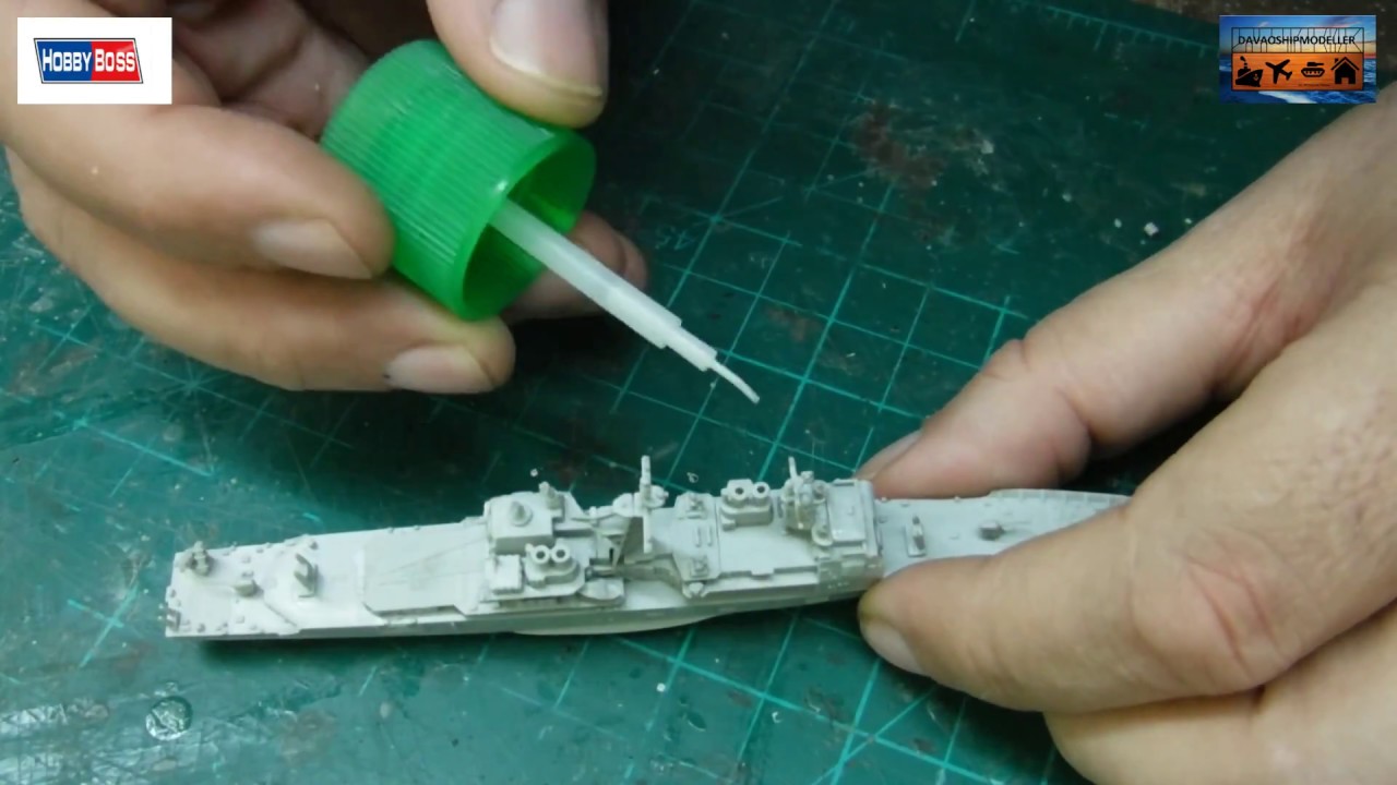 HobbyBoss 1/1250 USS Vincennes CG 49 Part 1