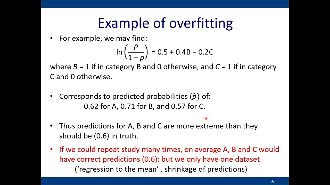 Lecture 6 (pre-recorded): Internal validation and uniform shrinkage