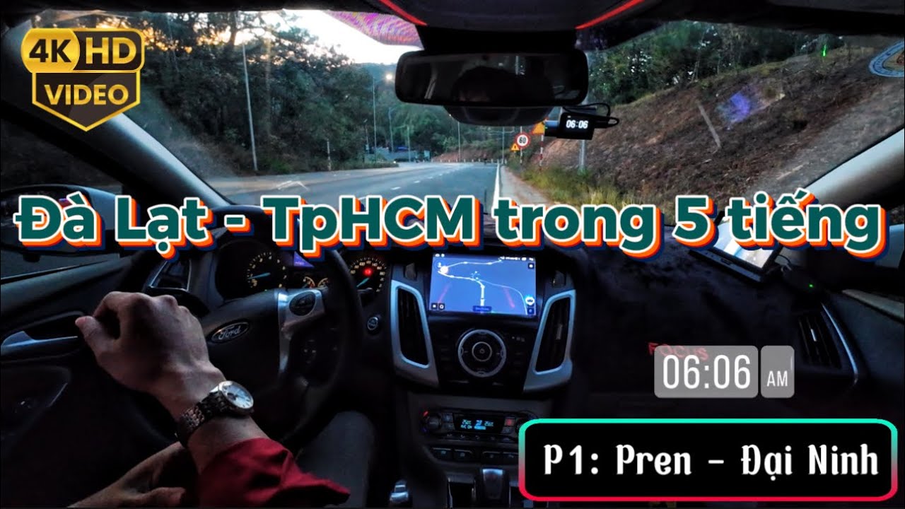 [4K] Tuyến đường gần nhất từ Đà Lạt về TpHCM | Đèo Pren - Đại Ninh (14/02/2026)
