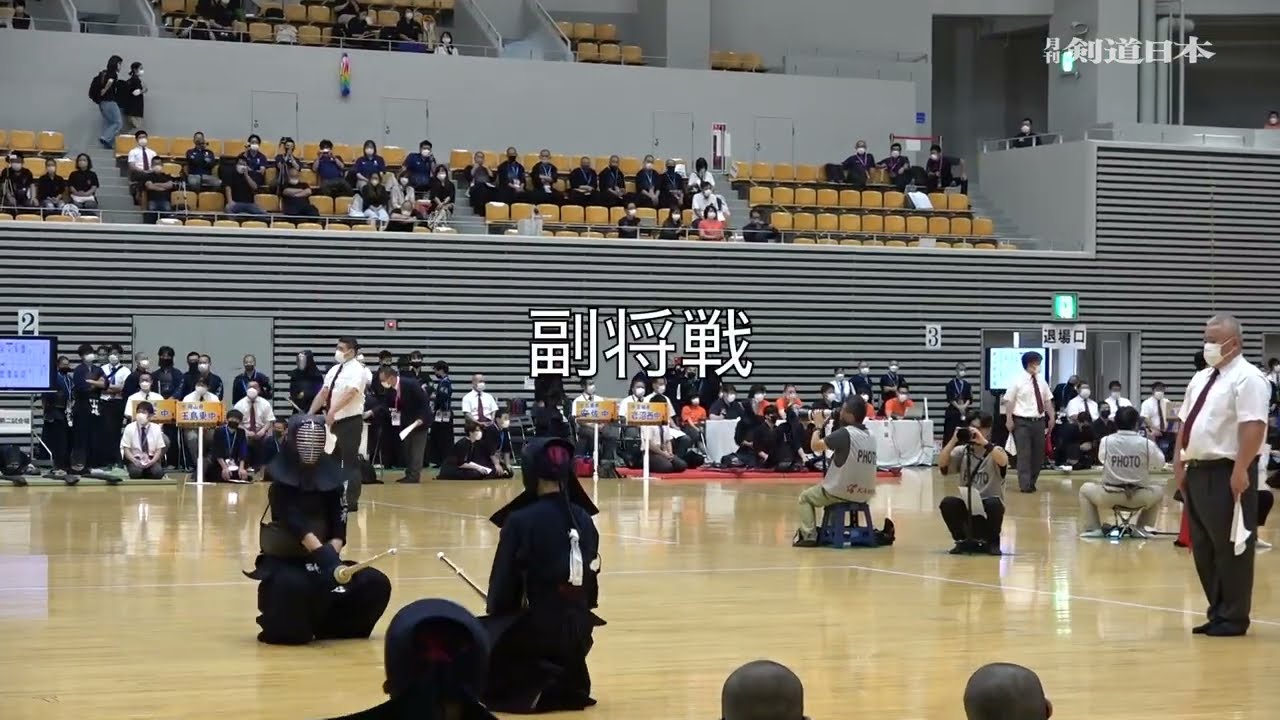 「2022年 全国中学校剣道大会」男子団体１回戦 九州学院中&times;西和中