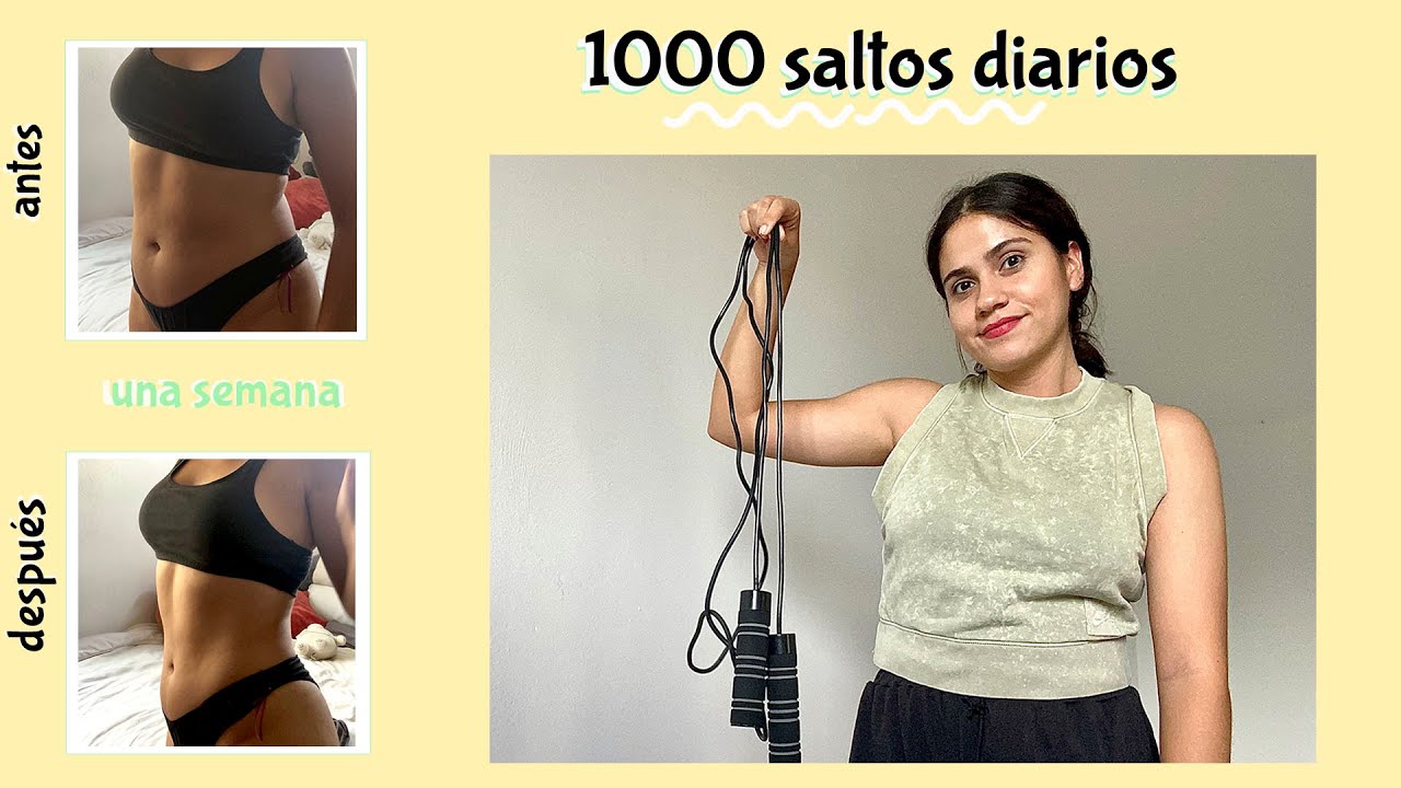 hice 1000 saltos diarios x una semana (reto de la cuerda)