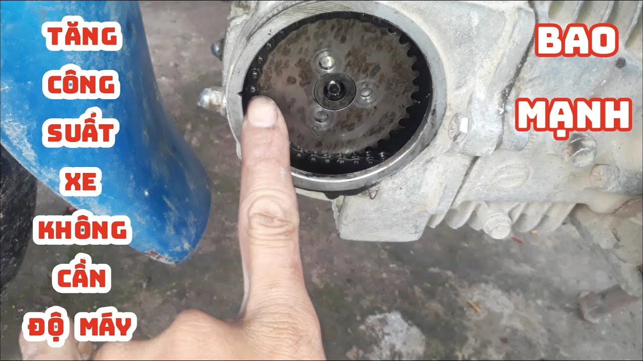 Cách tăng công suất xe máy mà không cần làm máy