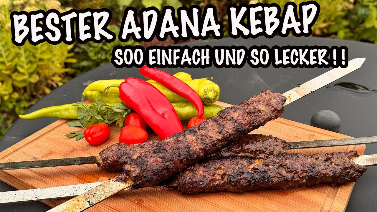 Bester ADANA Kebap auf Holzkohle gegrillt mega einfach... | The BBQ BEAR