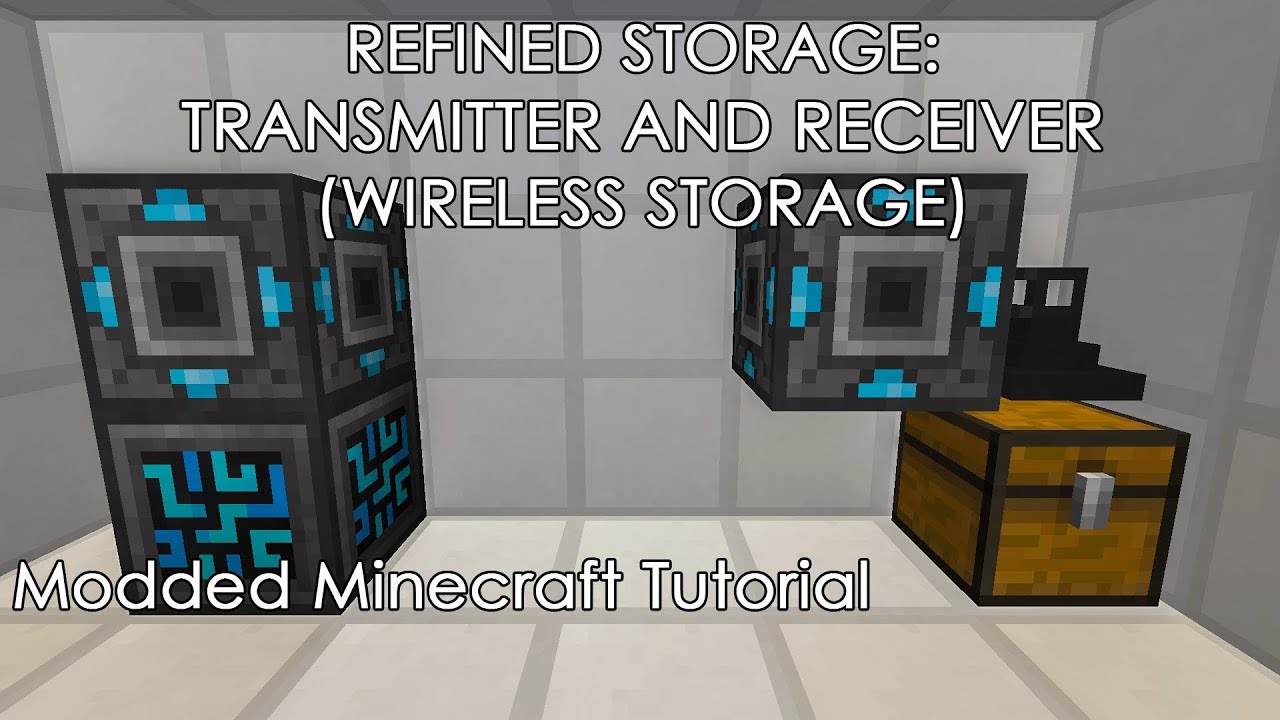 Refined Storage - Network Transmitter / Receiver / Card | Wireless Tutorial