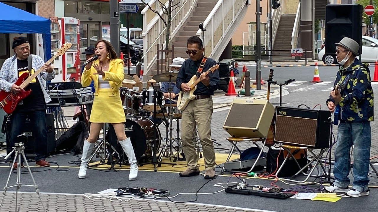 ダイヤモンド・ベンチャーズwithマーサ　レッツ・ゴー～さすらいのギター（cover）2024.10.26 久里浜ハロウィンフェスタ