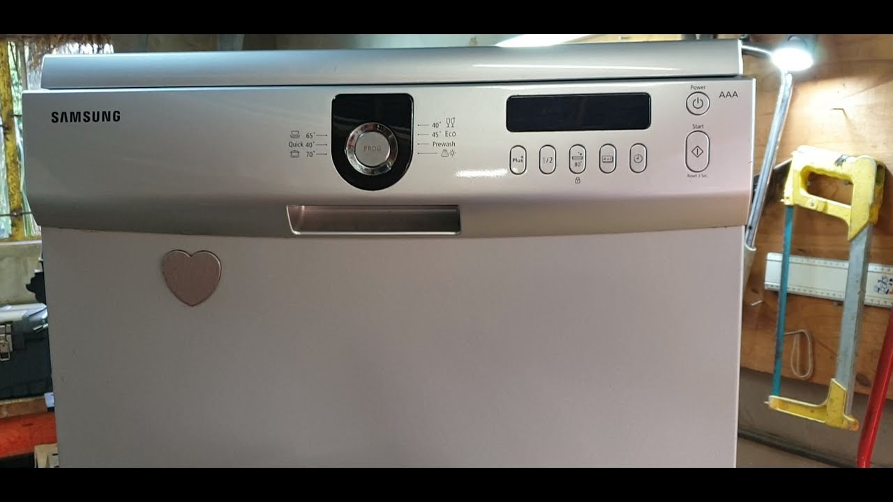 Проблема со сливом воды в посудомоечной машине Samsung DMS300TRS.
