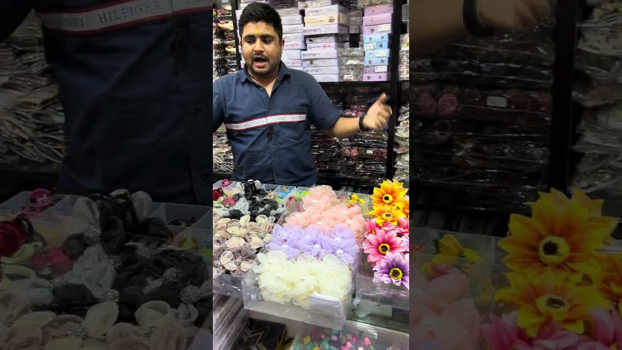 CHECKOUT BEST HAIR ACCESSORIES SHOP COLLECTION IN MUMBAI MALAD #hairaccessorieswholesalemarket #yt 