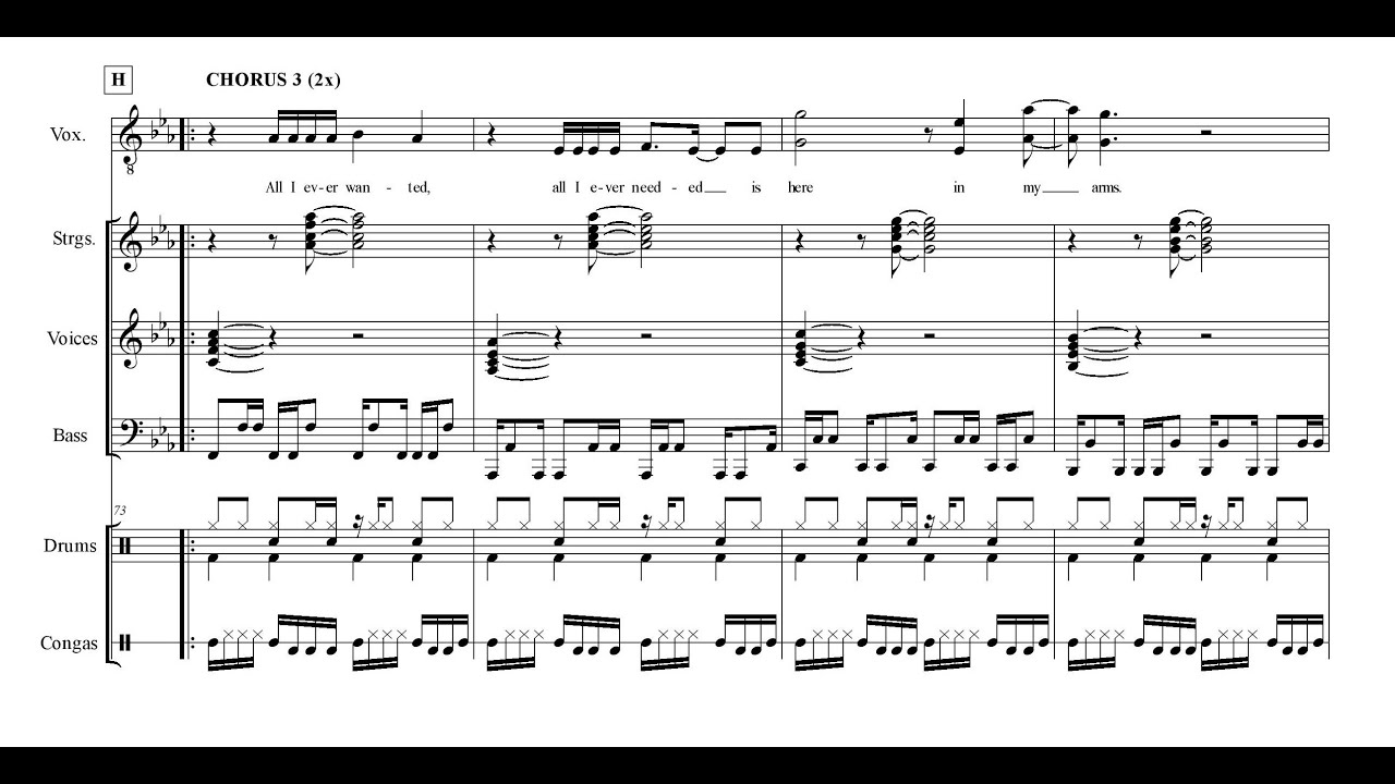 ENJOY THE SILENCE by Depeche Mode -- EVERY TRACK, EVERY NOTE (transcription)