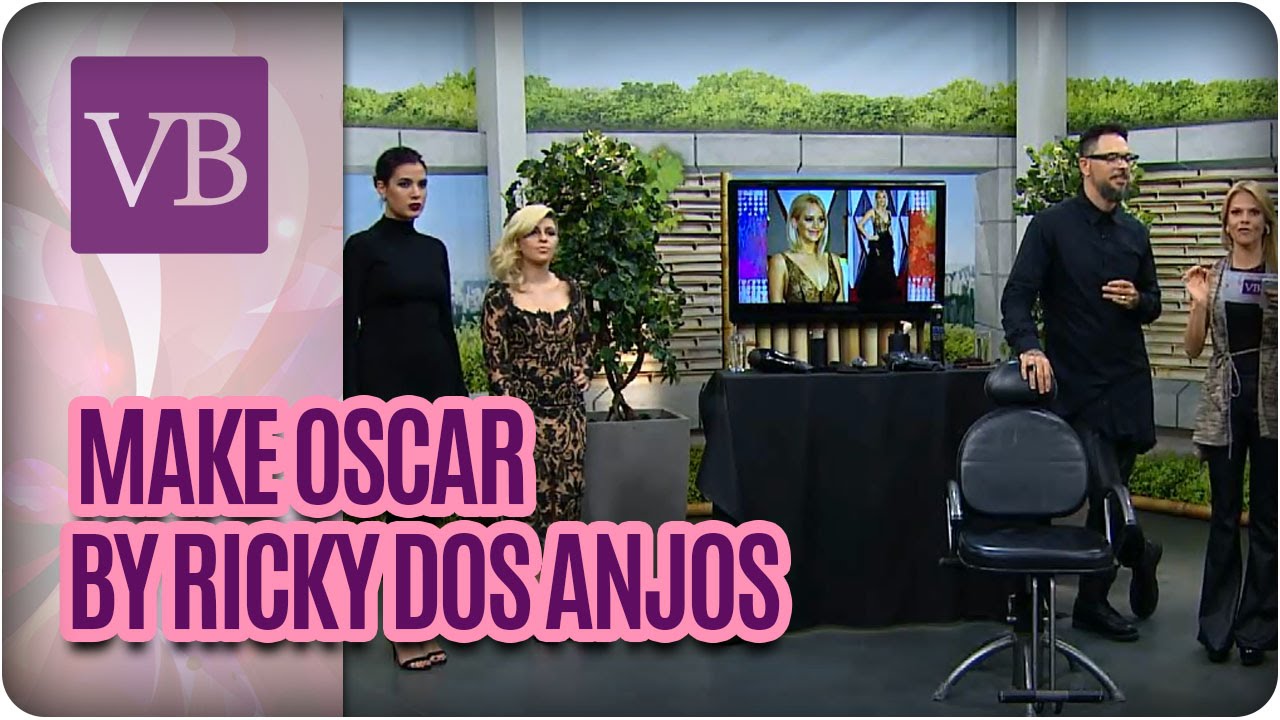 Voc&ecirc; Bonita - Maquiagem e cabelo do Oscar by Ricky dos Anjos (02/03/16)