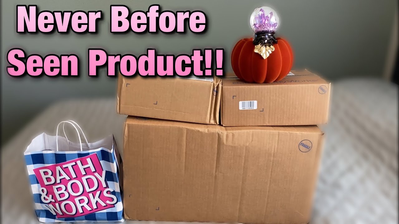 HUGE BATH & BODY WORKS UNBOXING HAUL // NEW NEW NEVER BEFORE SEEN PRODUCT