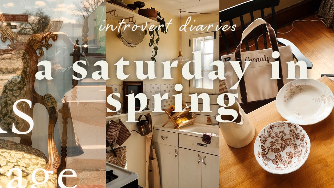 introvert diaries: antiquing, reading, & sunny spring days up north
