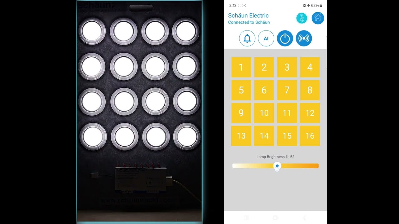 Dimmable LED Lights, LED Light Blaster Module 16 Channel LED Control with HLK-LD2410 Motion Sensor.