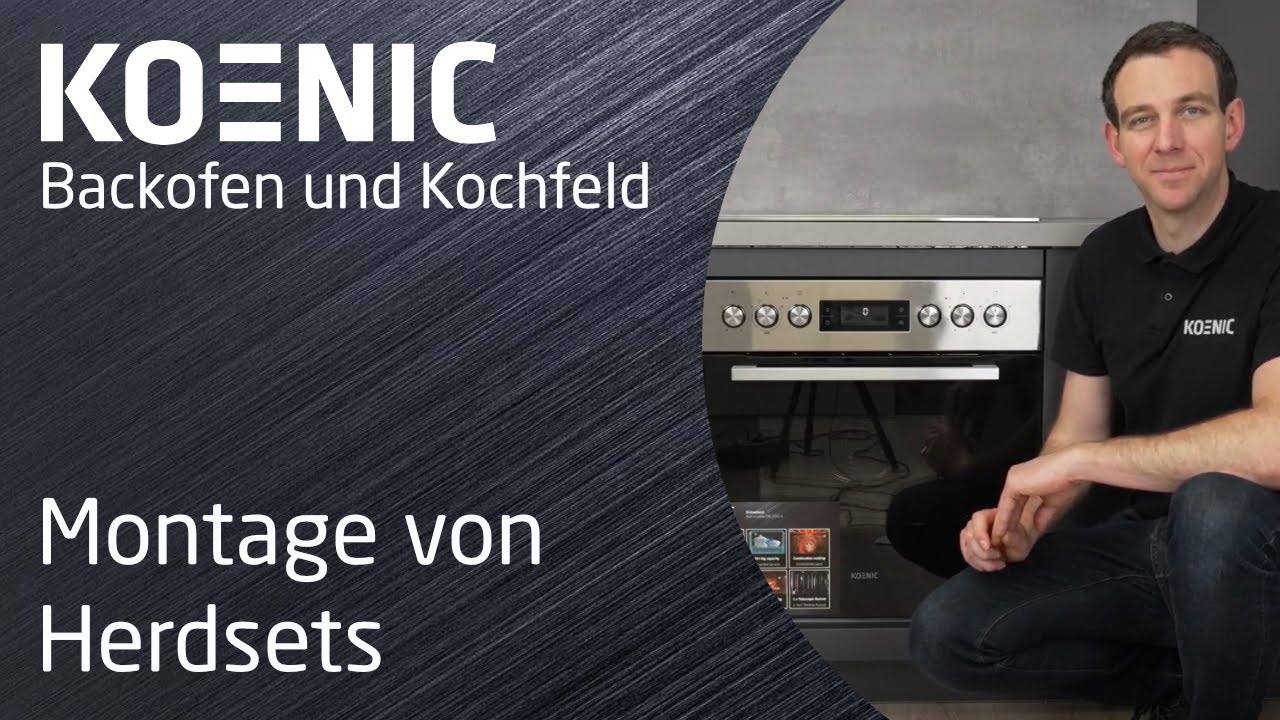 KOENIC Backofen/Kochfeld | Montage Herdset