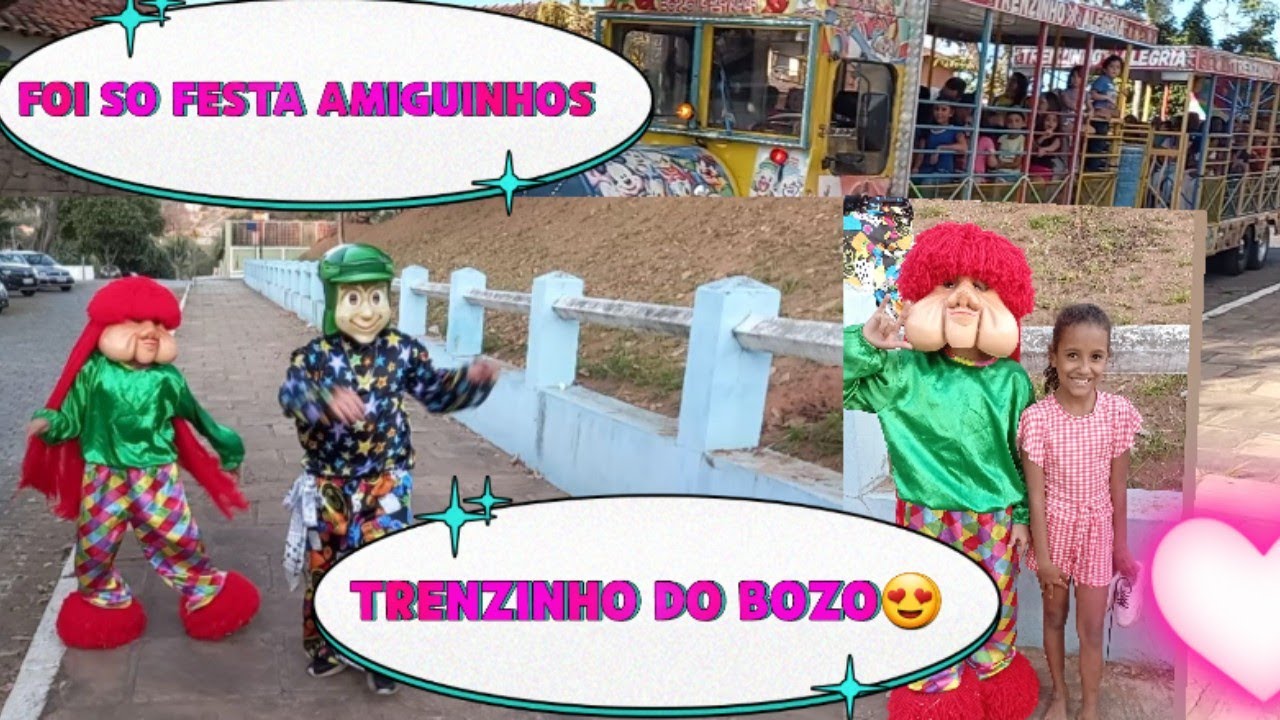 VLOG - FOFÃO NO TRENZINHO DO BOZO EM CAMBUQUIRA MG - VARIOS PERSONAGENS