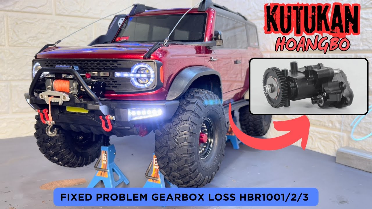 RC Kutukan Mending Jual aja! Beresin Masalah Gearbox HB R1001/2/3 ford Bronco Lost Shifter by omewa