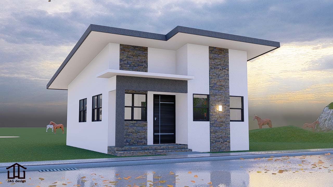 Small House Design Two Bedrooms (6X8 Meters)