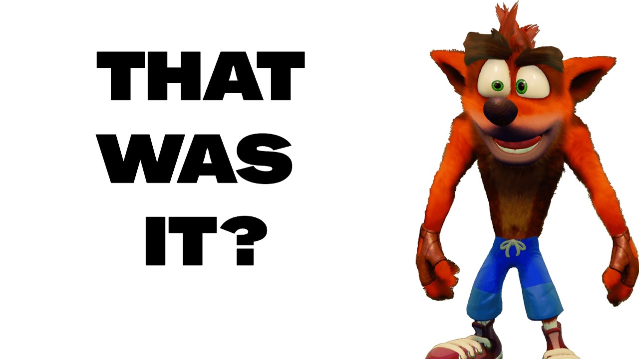THAT WAS IT? | Crash of the Titans Final Part