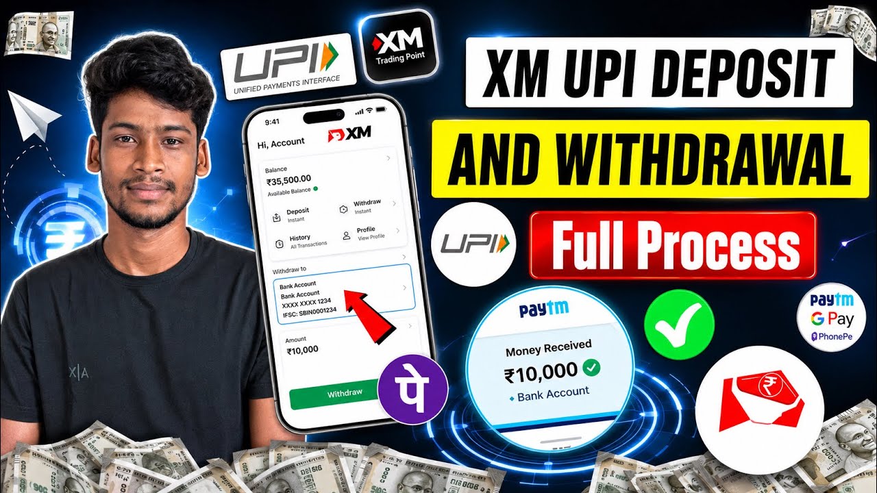 🔥 XM UPI Deposit & Withdrawal Live Proof 2026 ✅ | Safe, Fast & Easy Method