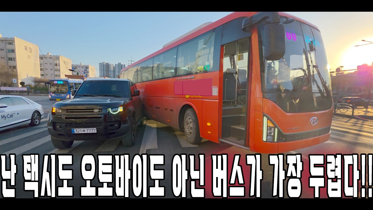 난 택시도 오토바이도 아닌 버스가 가장 두렵다!! #사고