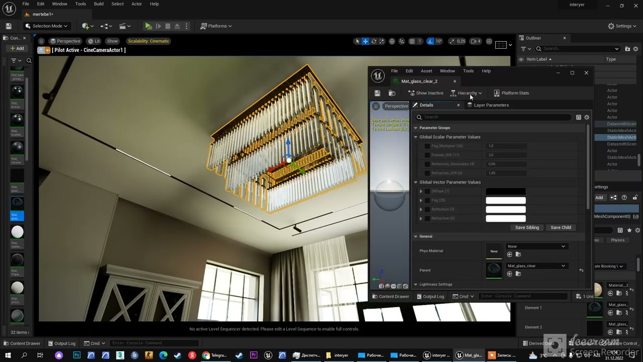 Flickering on glass , shader problem,  fix in Unreal Engine 5.1