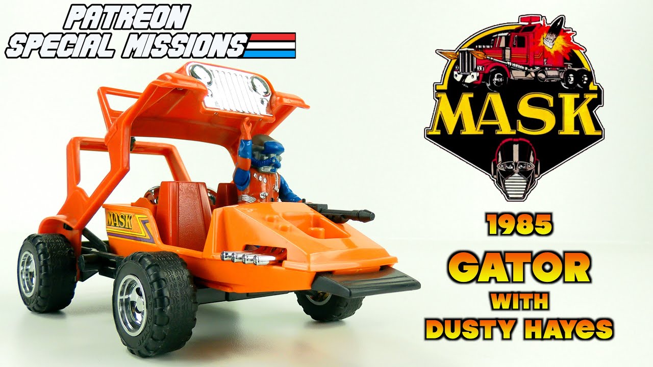 Patreon Special Missions: M.A.S.K. Gator with Dusty Hayes & Backlash mask (1985)
