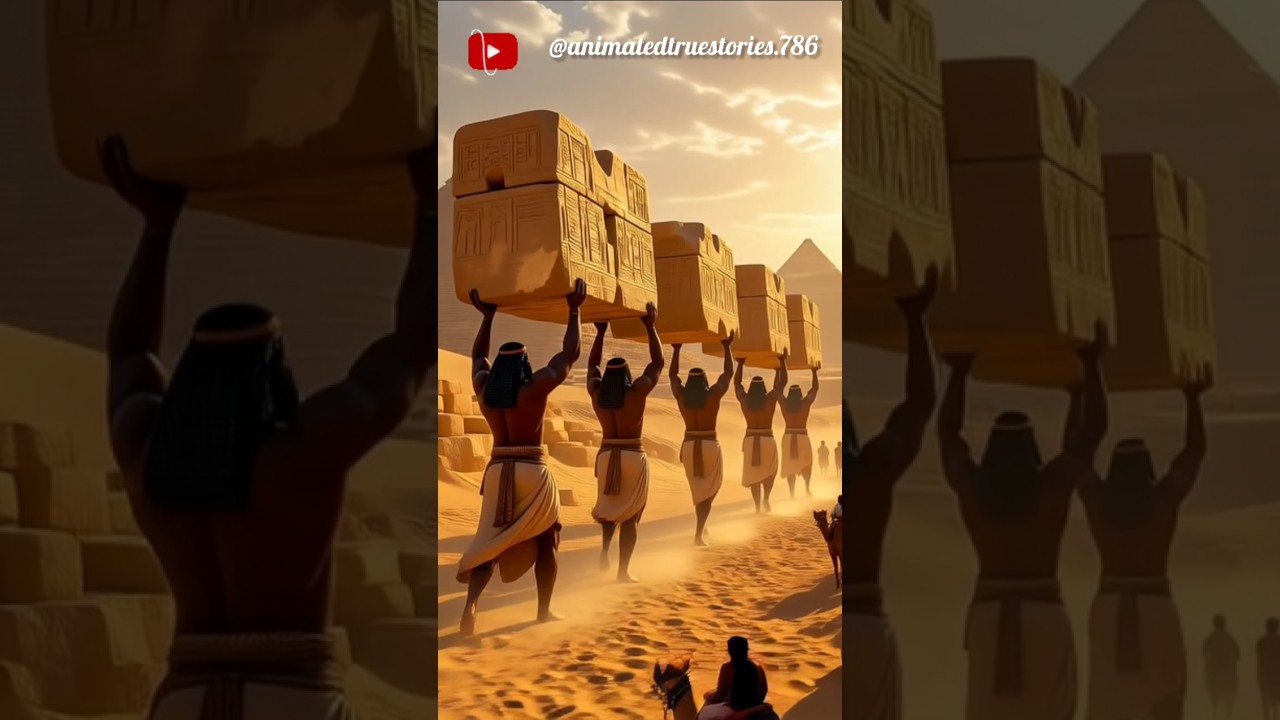 amazing giant humans make ahram e miser(@animatedtruestories.786)#shorts