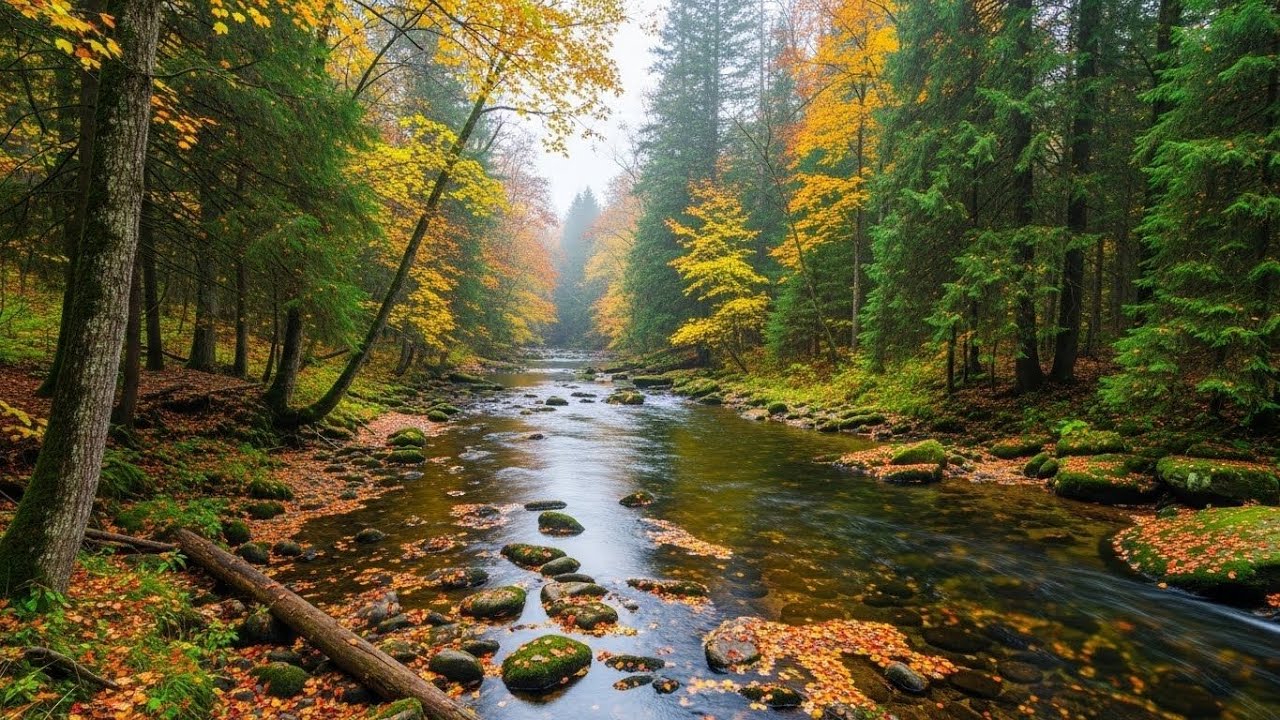 Forest River Ambience 🌿🌊 Soothing Water and Nature Sounds for Deep Sleep #2413