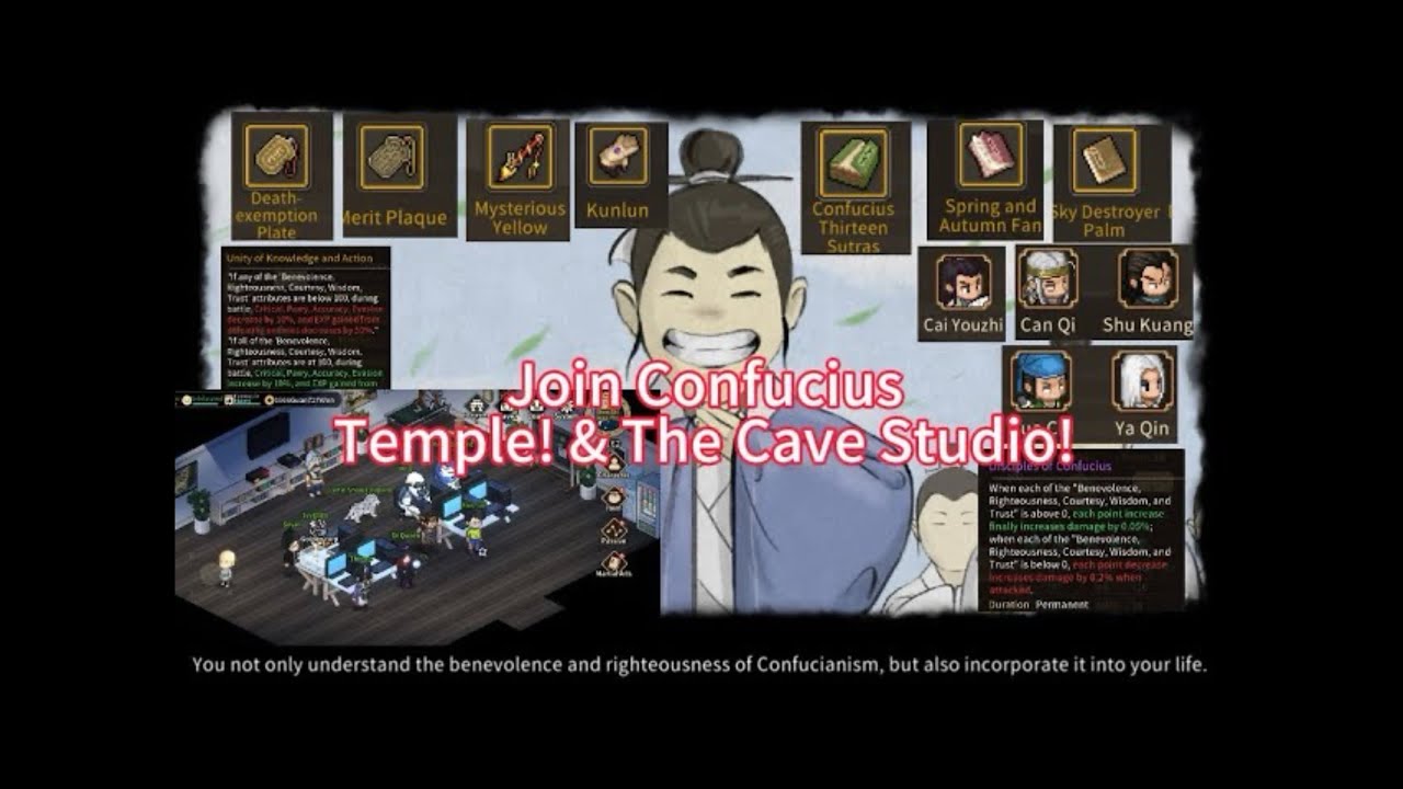 Hero's adventure: road to passion EP12 (Join confucius temple,step into nameless cave studio!)