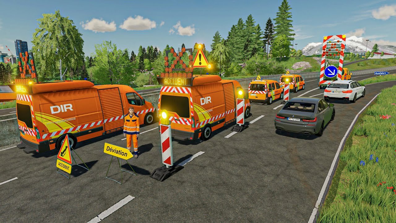 La DIR Ferme l'Autoroute d'Urgence à cause d'un Accident Grave | Farming Simulator 22