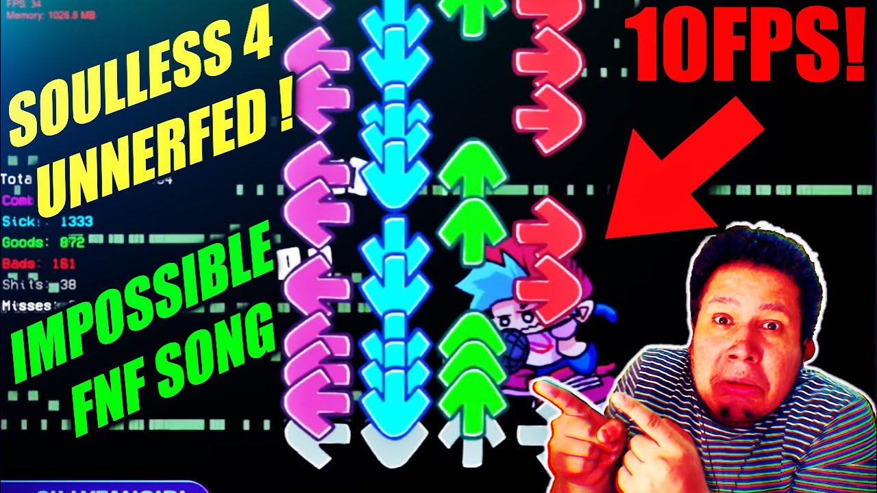THIS MOD DESTROYED MY PC!!! - Soulless 4 unnerfed (Impossible FNF song)