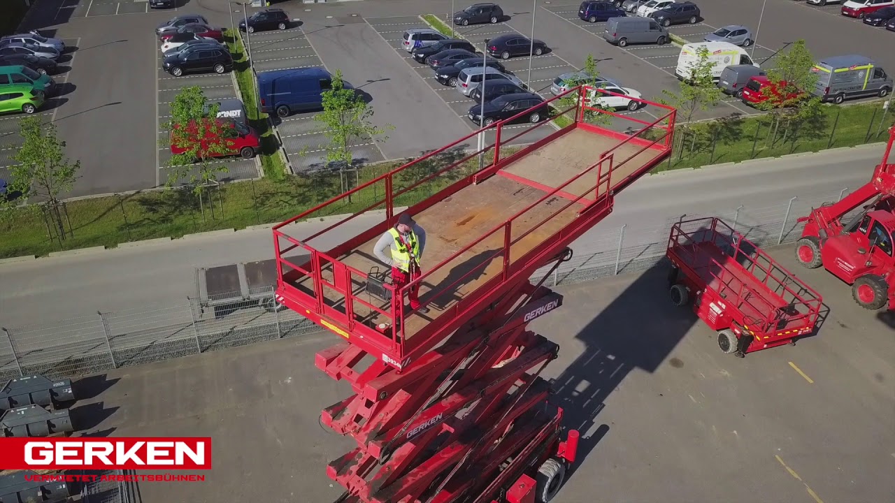 Gerken Scheren-Arbeitsbühne: GS 330-30 WALS