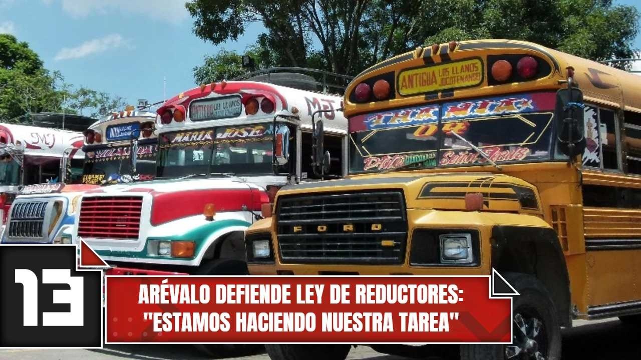 Arévalo defiende ley de reductores: 