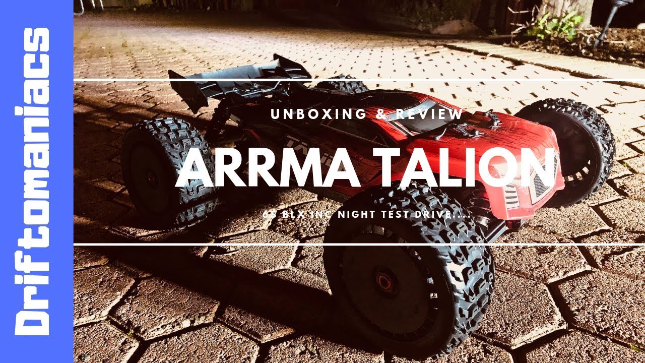 Arrma Talion 6S BLX Unboxing & Night Test Drive!