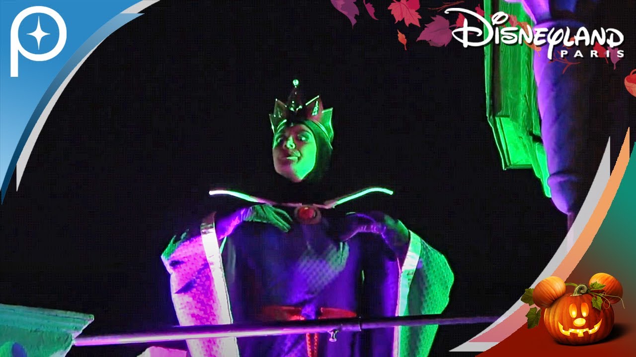 🎃 Evil Queen Appearance at Snow White Attraction Disneyland Paris Halloween Party 2022